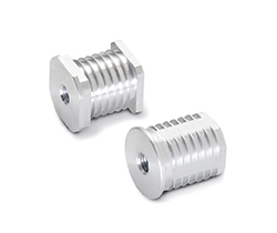 GN 992-Threaded hole end-caps for tubes